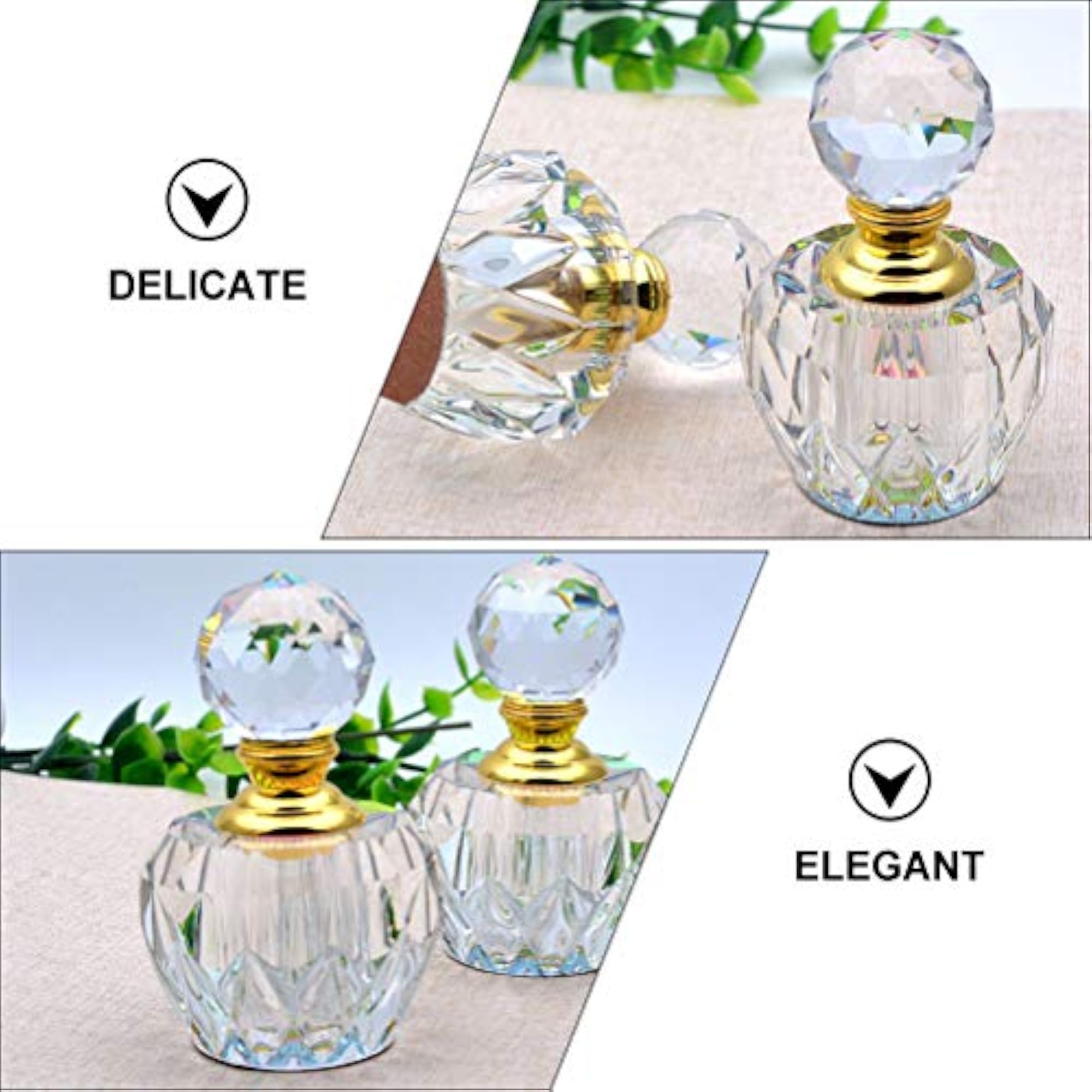Crystal Empty Refillable Perfume Bottle
